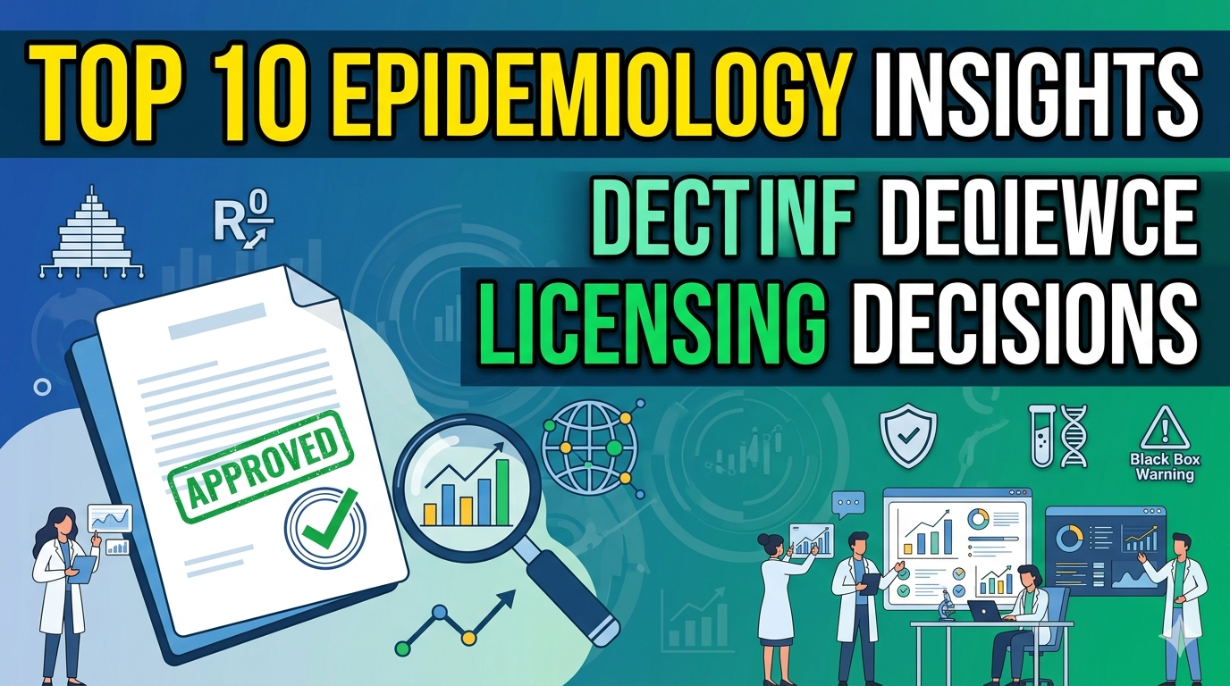 Top 10 Epidemiology Insights That Influence Licensing Decisions