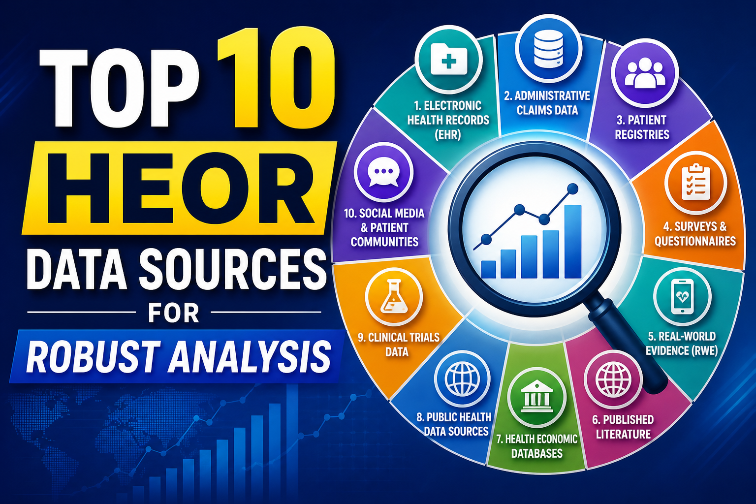 Top 10 HEOR Data Sources for Robust Analysis