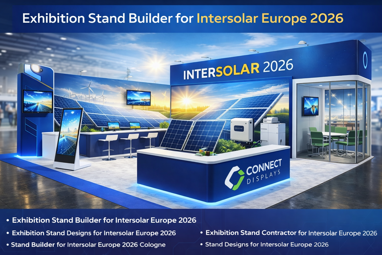 Looking for an Exhibition Stand Builder for Intersolar Europe 2026?