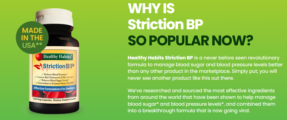 Striction BP Blood Pressure Reviews