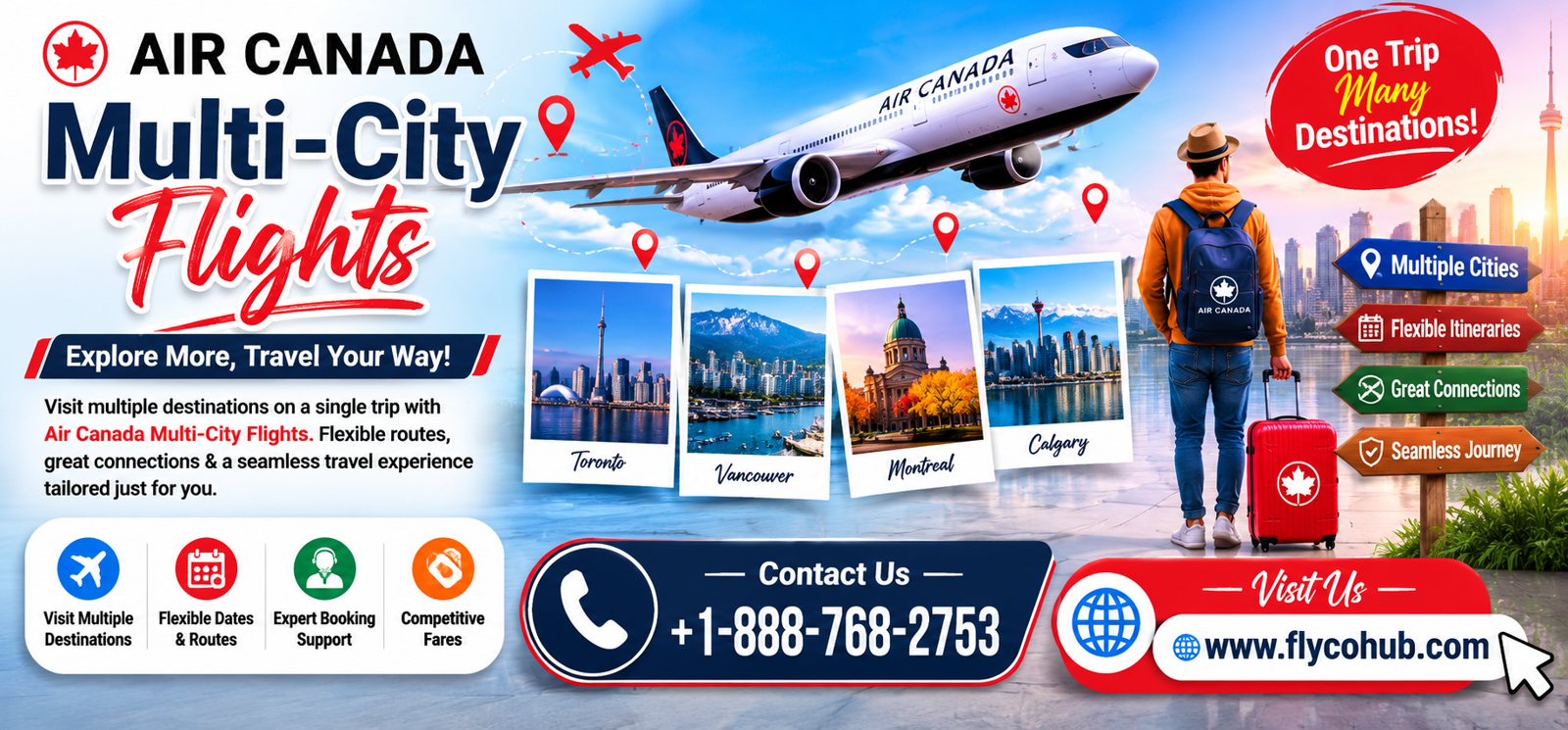 Air Canada Multi-City Flights: The Smart Way to Explore Multiple Destinations