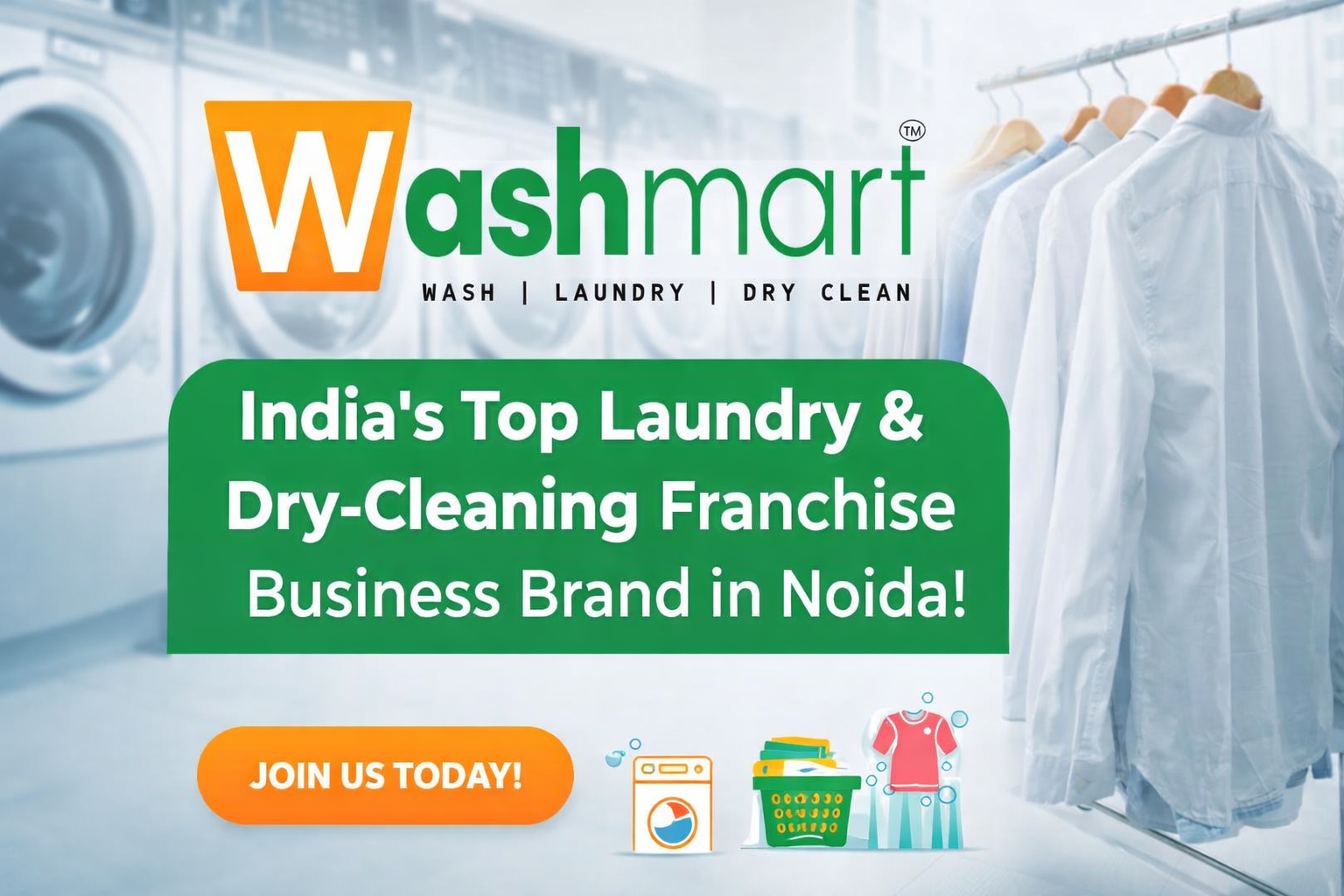 Washmart: India’s Top Laundry & Dry-Cleaning Franchise Business Brand!