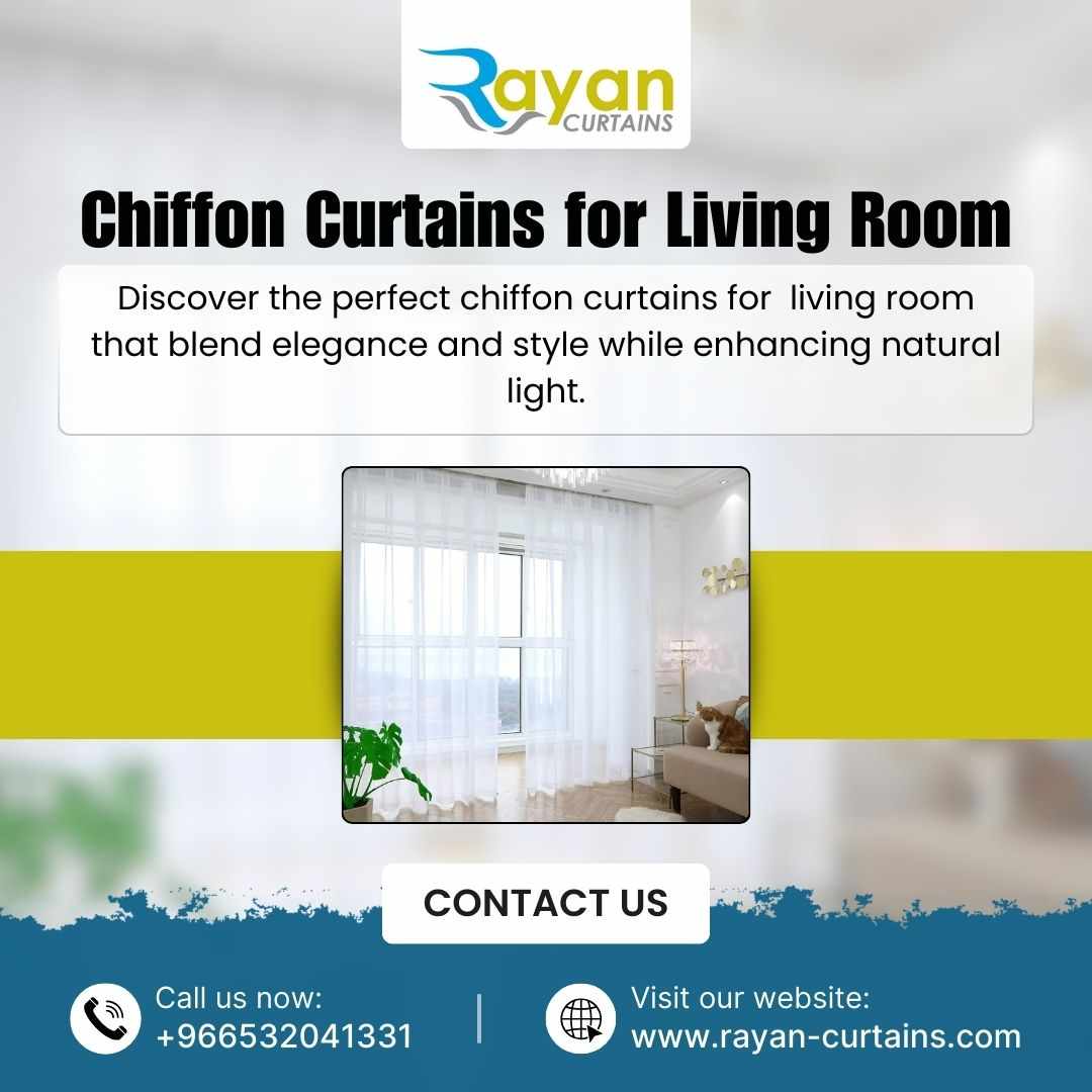 Elegant Chiffon Curtains for Living Room Décor Upgrade