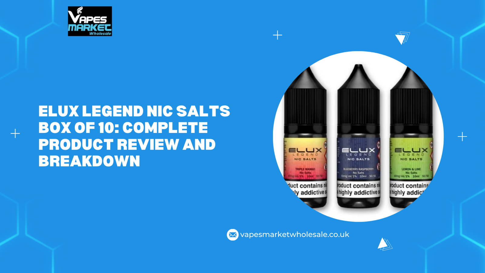 Elux Legend Nic Salts Box of 10: Complete Product Review and Breakdown