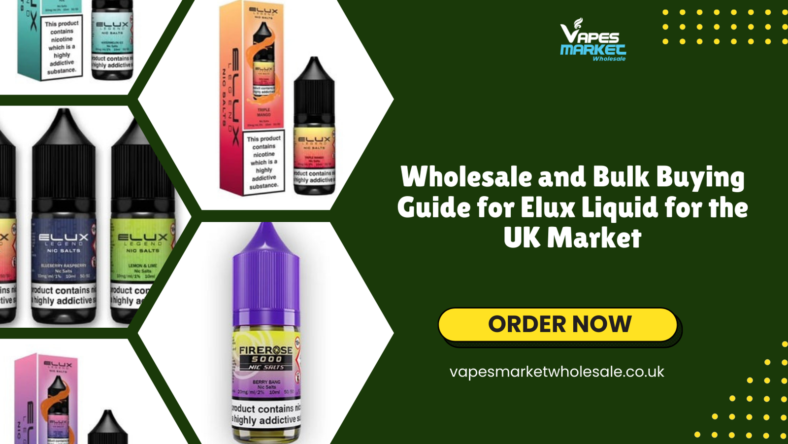 Wholesale and Bulk Buying Guide for Elux Liquid for the UK Market