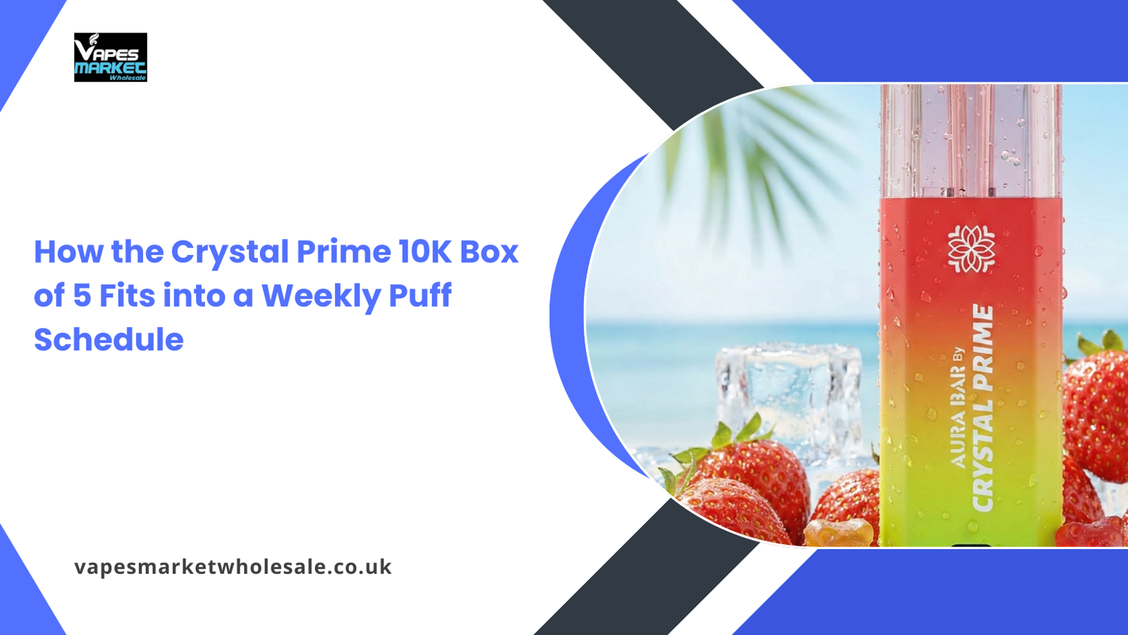 How the Crystal Prime 10K Box of 5 Fits into a Weekly Puff Schedule