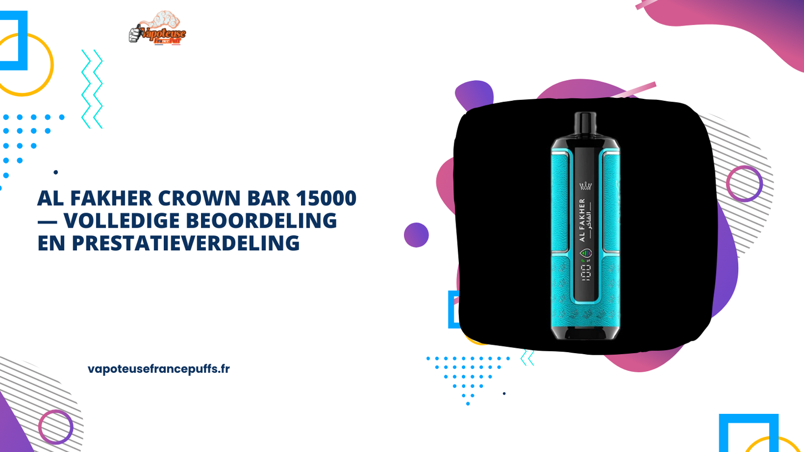 Al Fakher Crown Bar 15000 — Volledige beoordeling en prestatieverdeling