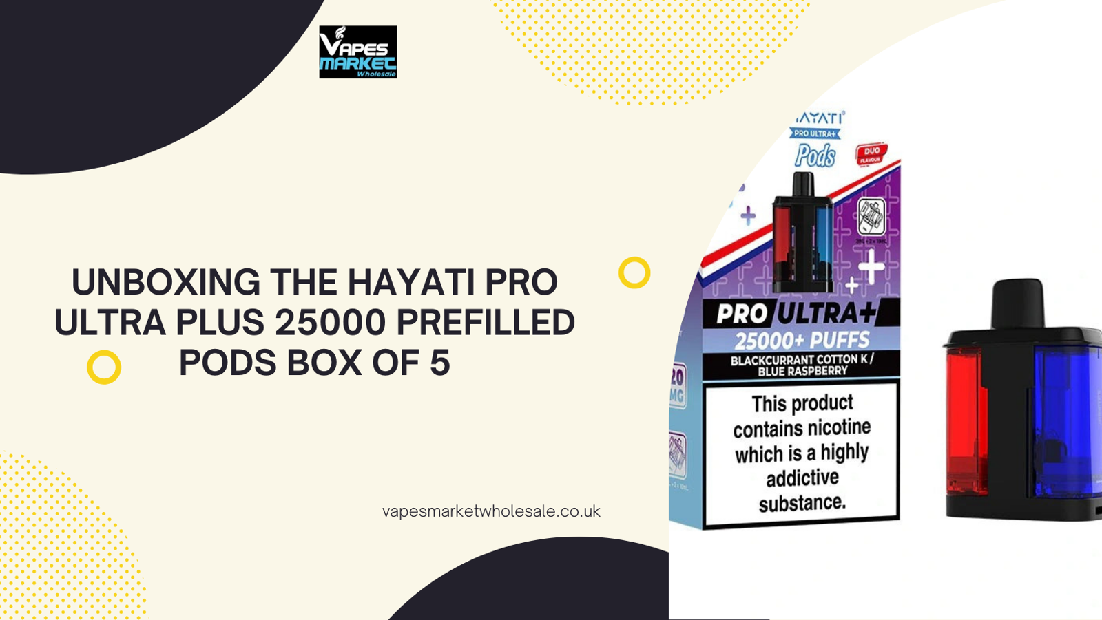 Unboxing the Hayati Pro Ultra Plus 25000 Prefilled Pods Box of 5