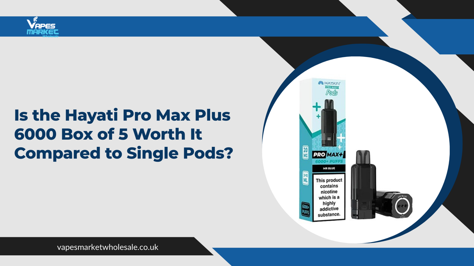 Is the Hayati Pro Max Plus 6000 Box of 5 Worth It Compared to Single Pods?