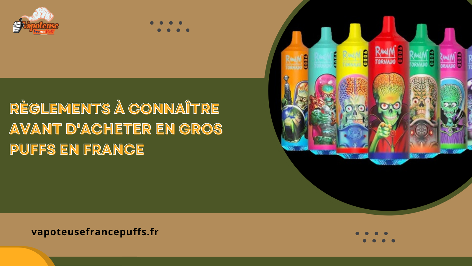 Règlements à connaître avant d'acheter en gros Puffs en France
