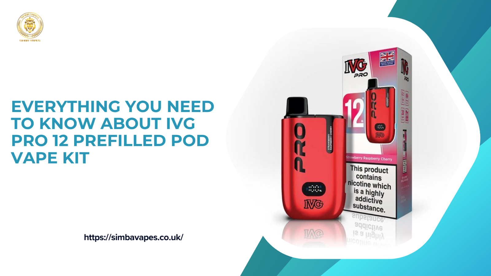 Everything You Need to Know About IVG Pro 12 Prefilled Pod Vape Kit