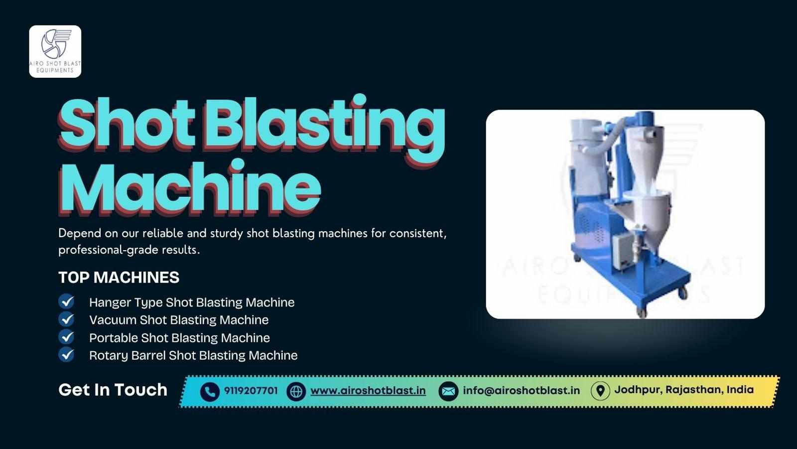 Where to Buy Heavy-Duty Shot Blasting Equipment in India?