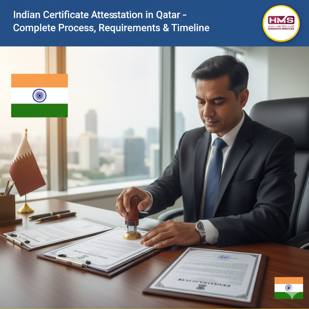 Indian Certificate Attestation in Qatar – Complete Process, Requirements & Timeline