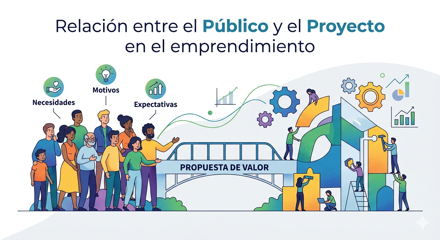 Relación entre el Público y el Proyecto en el emprendimiento