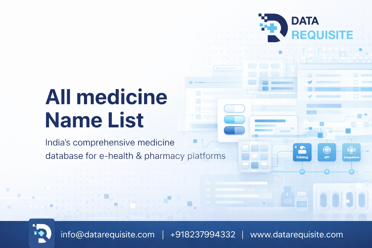 All medicine Name List: Why Accurate Drug Data Still Decides Healthcare Outcomes in India | Data Requisite