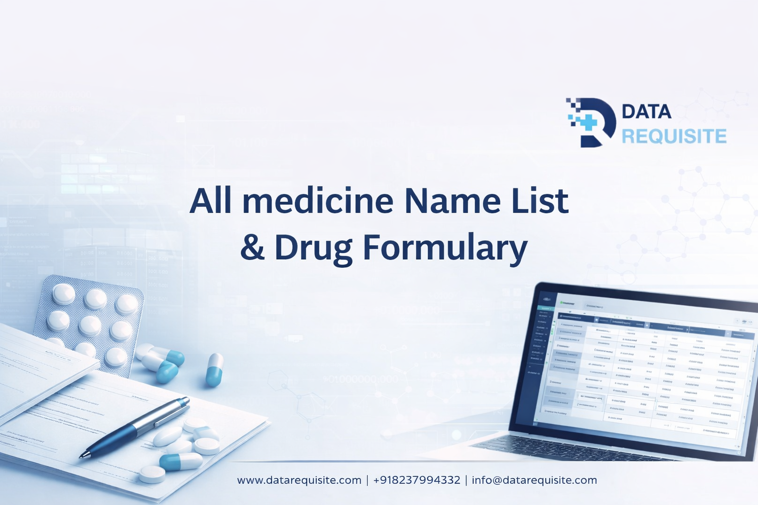 All medicine Name List & Drug Formulary: Why Structured Pharmaceutical Data Is the Backbone of Digital Healthcare | Data Requisite