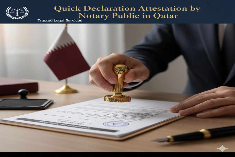 Trusted Declaration Notary Services in Qatar for Individuals & Businesses
