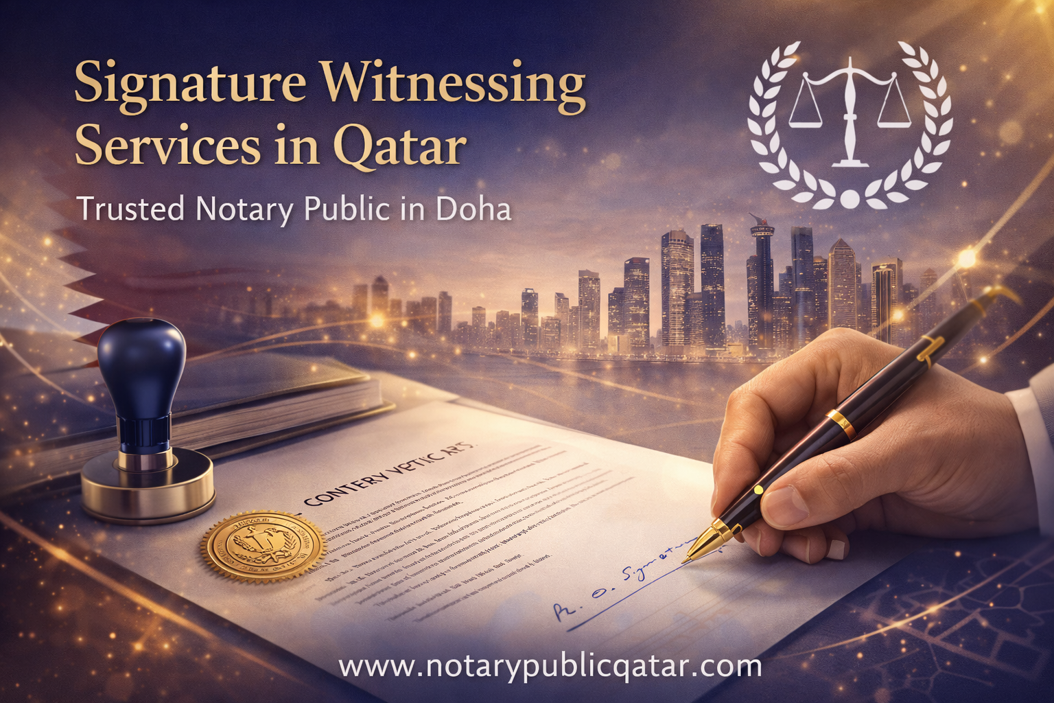 Certified Signature Witnessing in Qatar: A Complete Guide to Secure Document Authentication