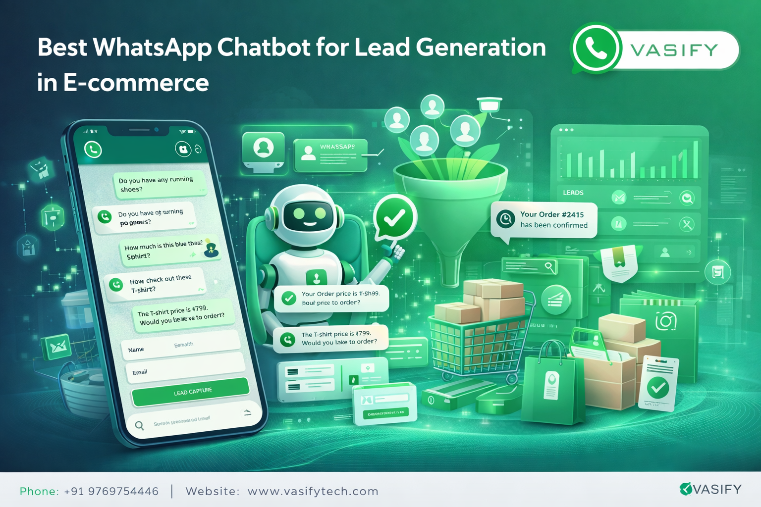 Best WhatsApp Chatbot for Lead Generation for Modern Businesses | Vasify Technologies