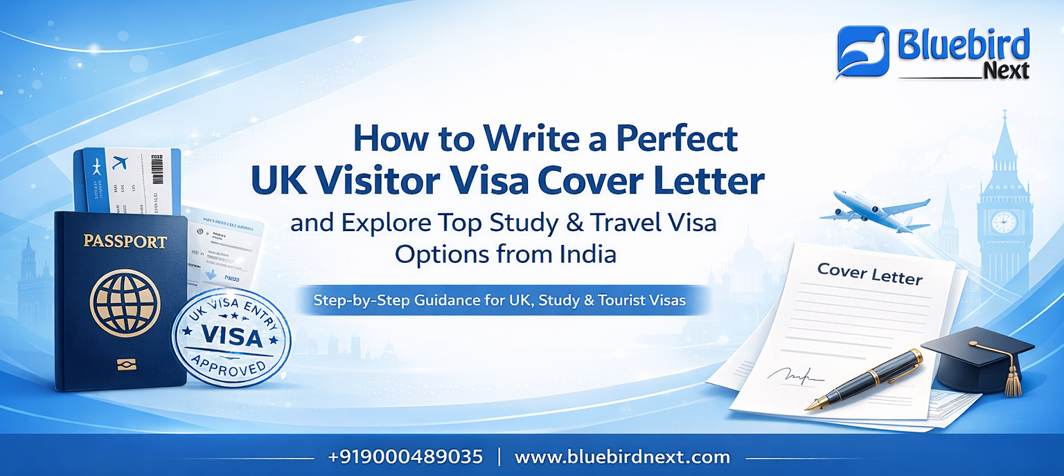 How to Write a Perfect UK Visitor Visa Cover Letter and Explore Top Study & Travel Visa Options from India