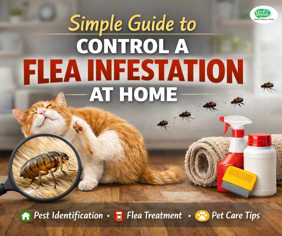 Simple Guide to Control a Flea Infestation at Home