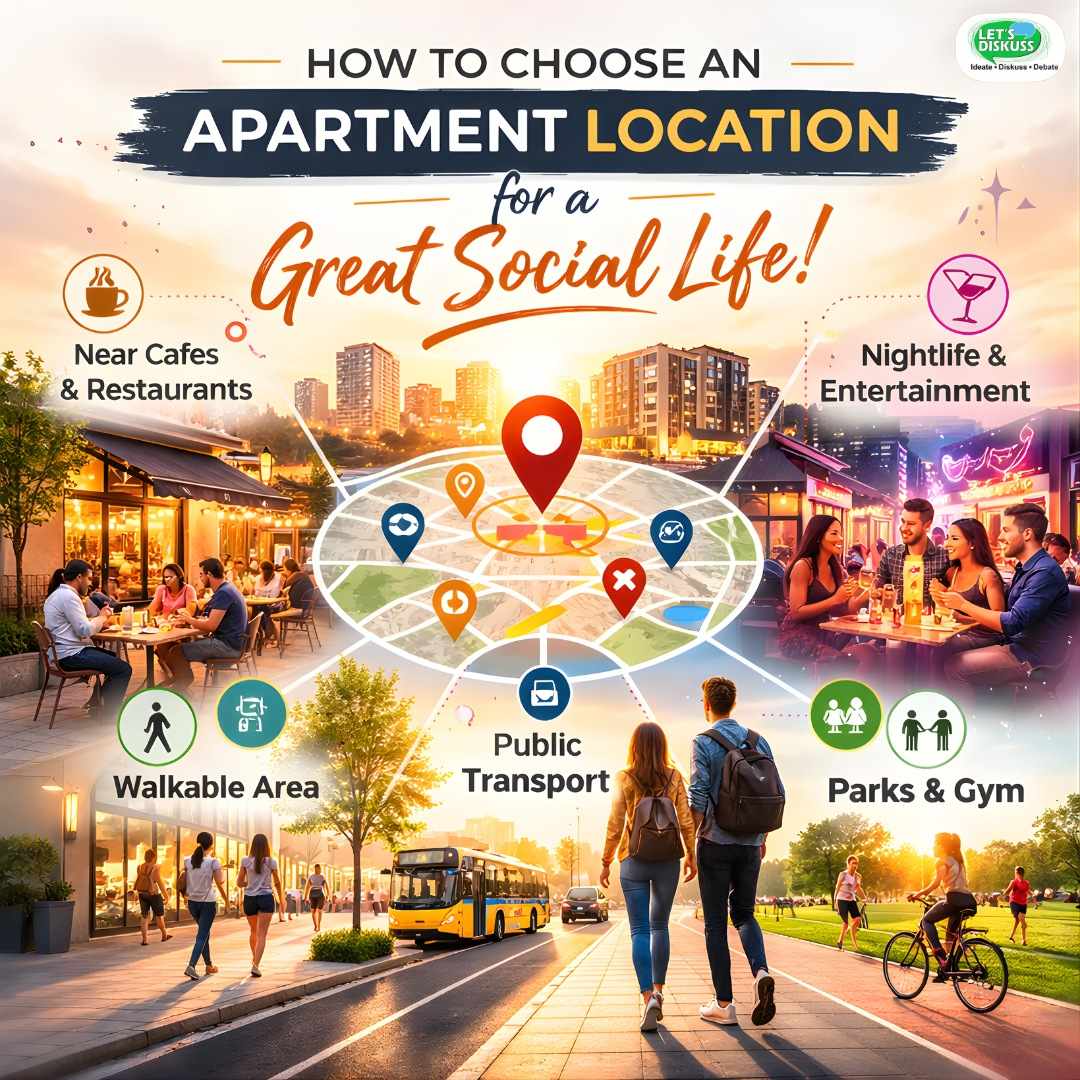 How to Choose an Apartment Location for Social Life