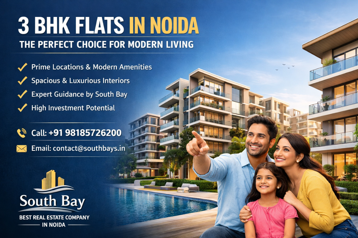 What Makes 3 BHK Flats in Noida the Best Choice for Modern Living?