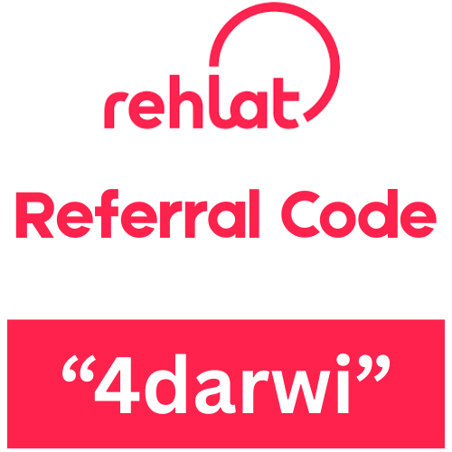 Rehlat Referral Code “4darwi” Get up to 50$ Off on Bookings