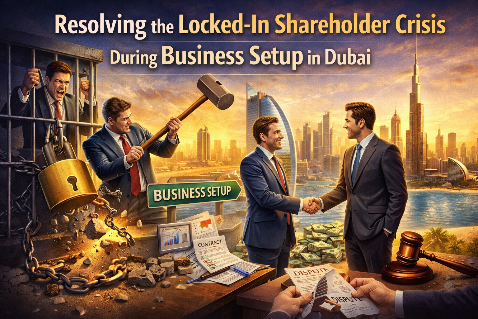 Resolving the Locked-In Shareholder Crisis During Business Setup in Dubai