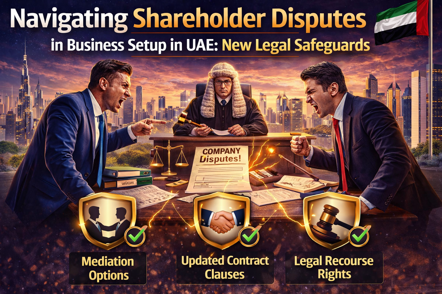 Navigating Shareholder Disputes in Business Setup in UAE: New Legal Safeguards