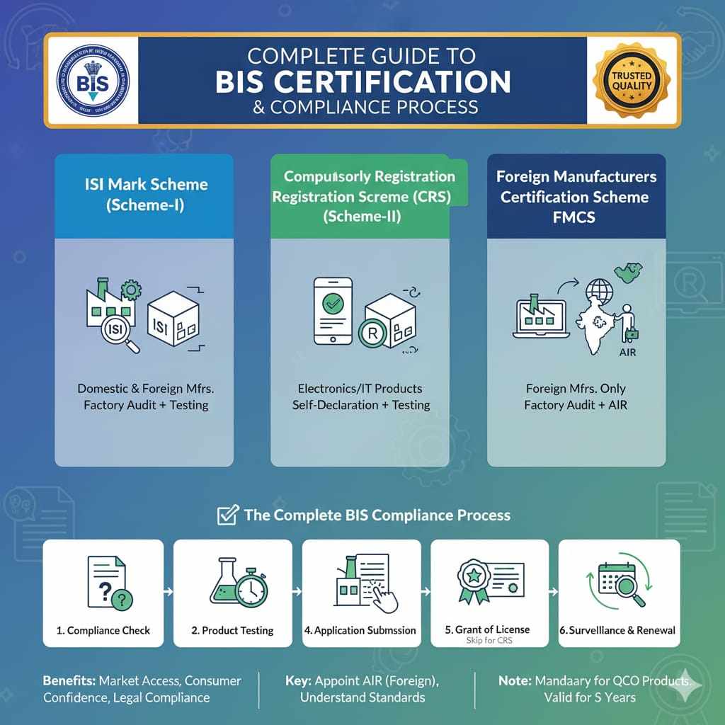 BIS Certification in India – Process, Cost & Registration