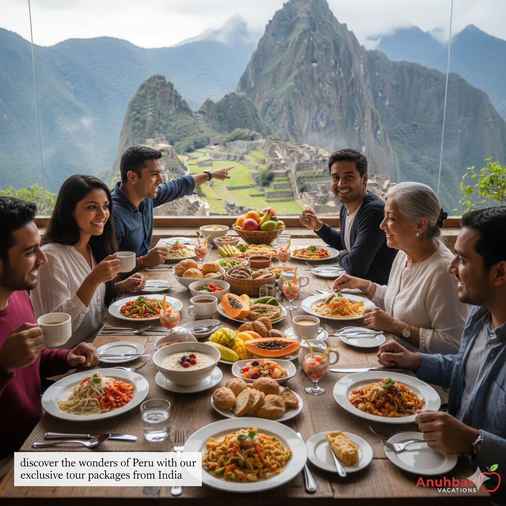 Are meals included in Peru tour packages from India?