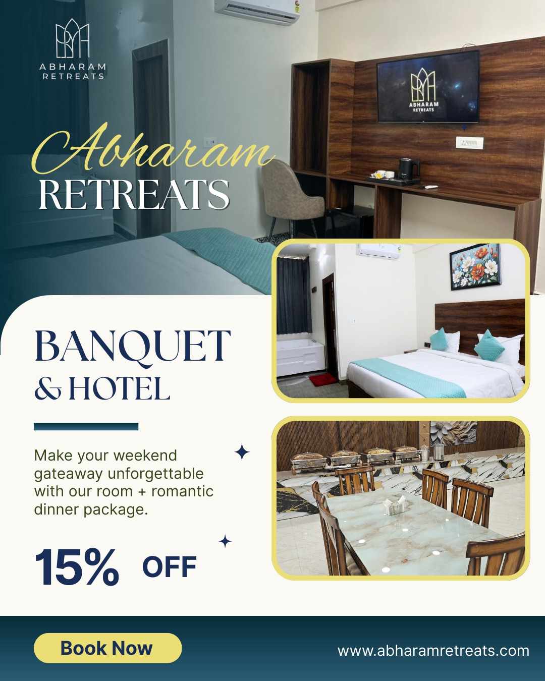 Best Hotel in Ghaziabad for a Comfortable and Luxury Stay – Abharam Retreats