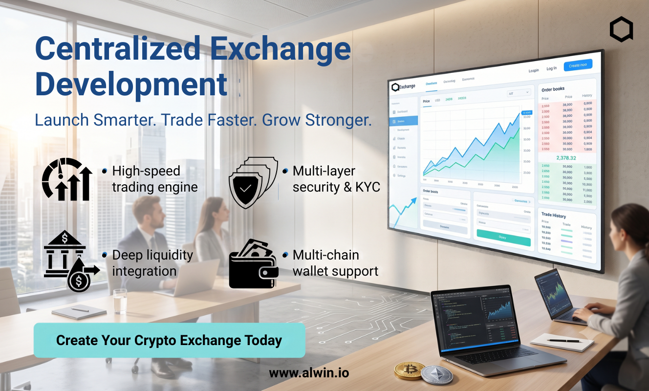 Power Your Crypto Business With Centralized Exchange Development