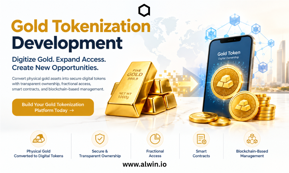 🥇 Turn Gold Assets Into Digital Opportunities With Gold Tokenization Development