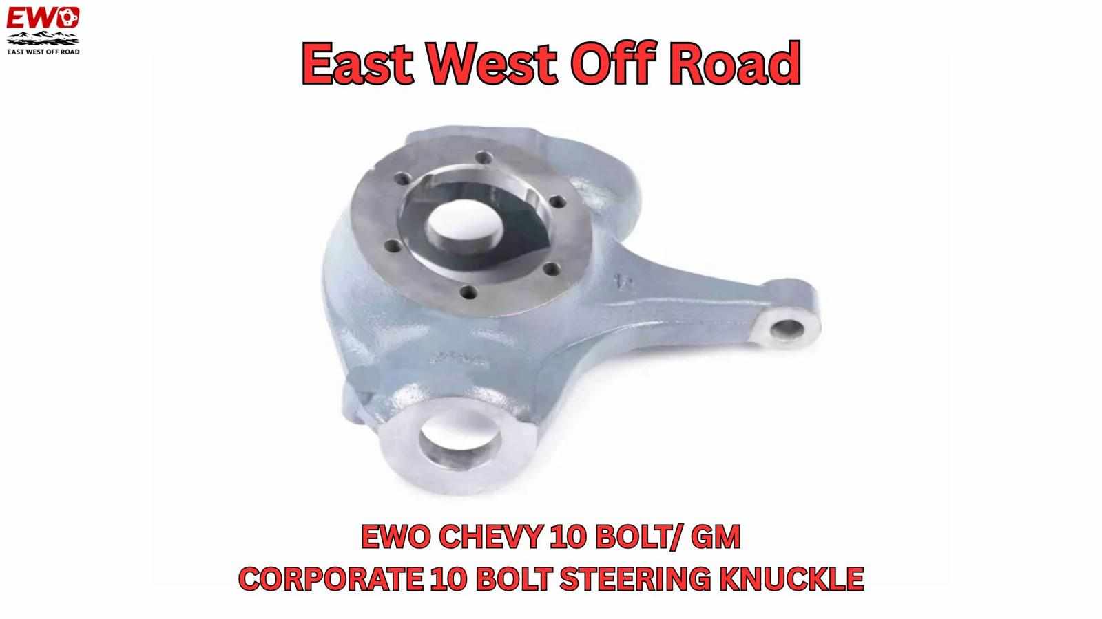 Chevy 10 Bolt Flat Top Knuckle for Street-to-Trail Reliability and Heavy-Duty Steering