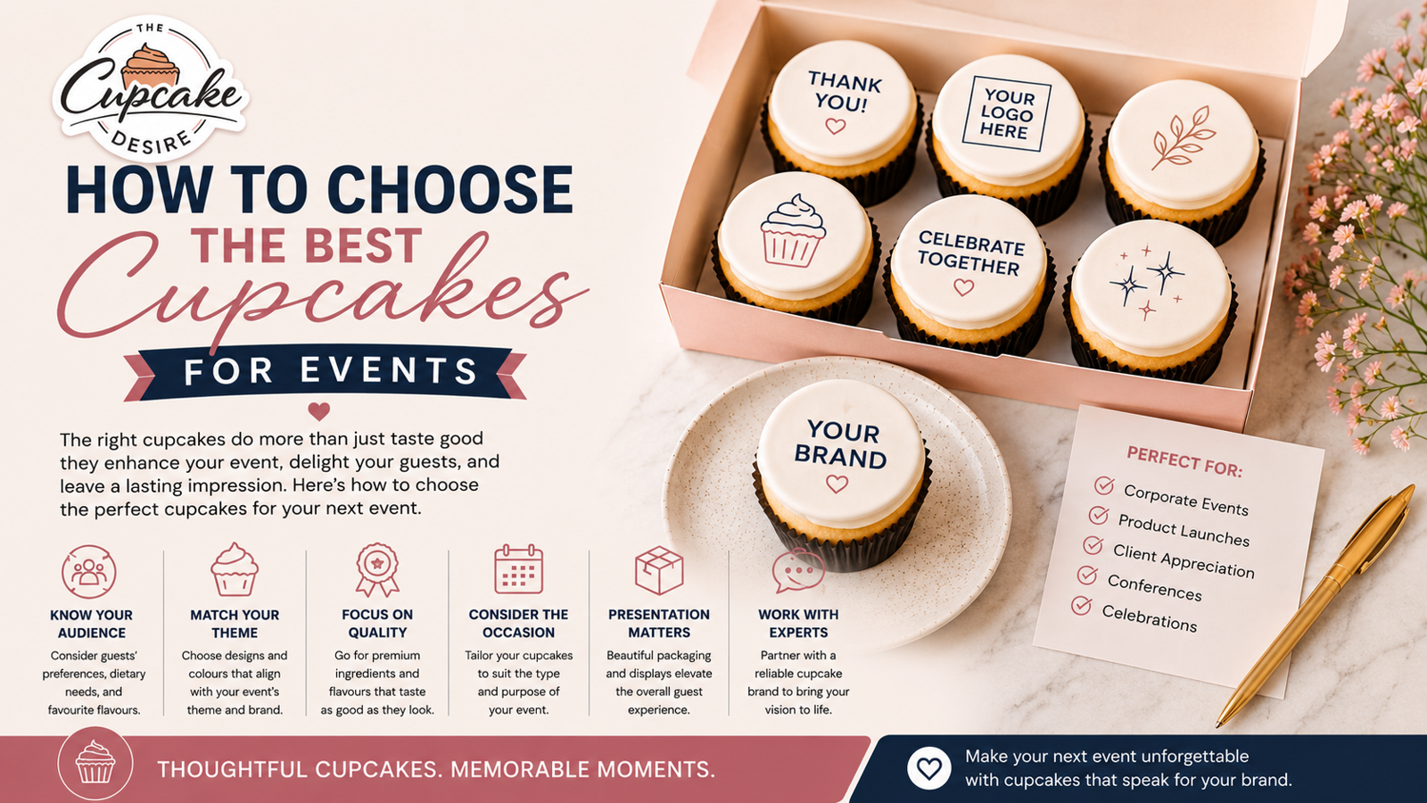 How to Choose the Best Cupcakes for Events