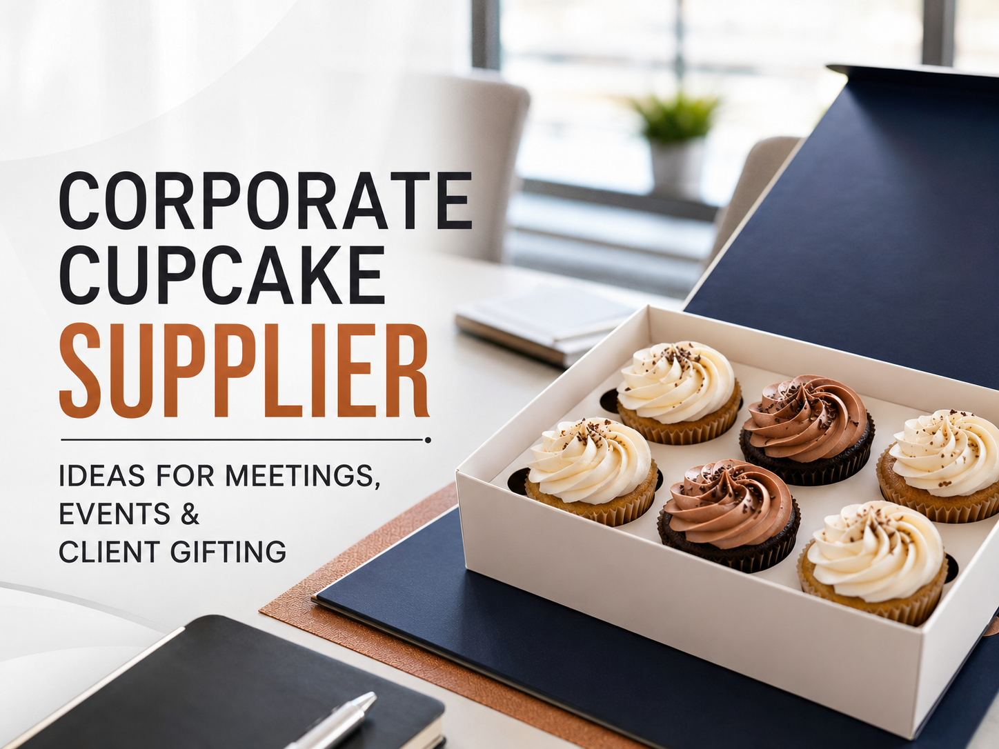 Corporate Cupcake Supplier: Ideas for Meetings, Events & Client Gifting