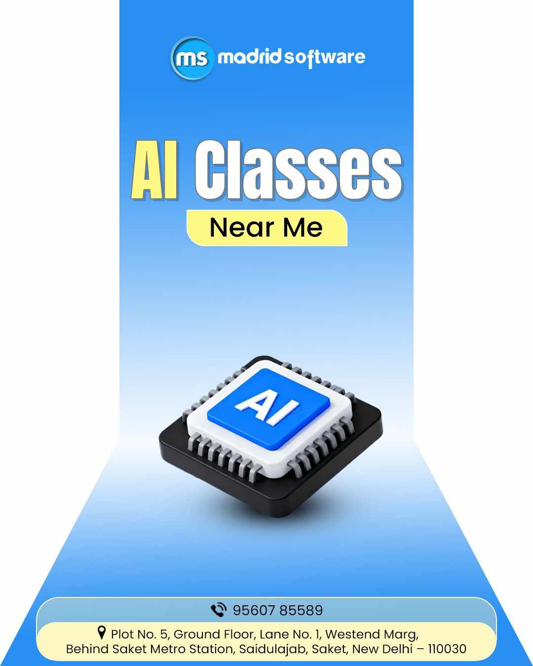 AI Training Institute in Delhi for Professionals: Weekend & Fast-Track Classes