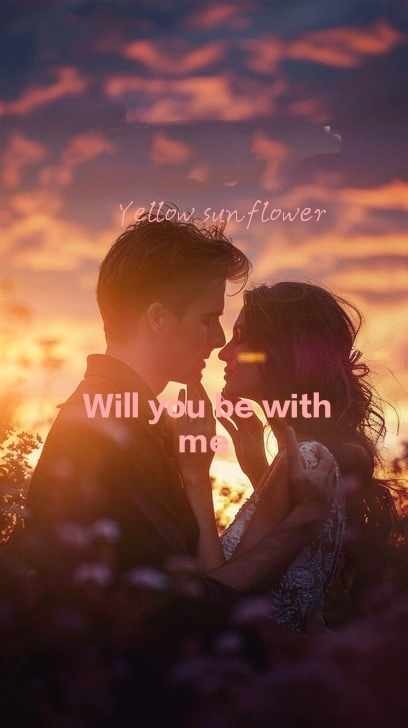 Will you be with me