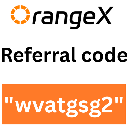 orangeX Referral code "wvatgsg2" Get 20% Off On Trading Fees