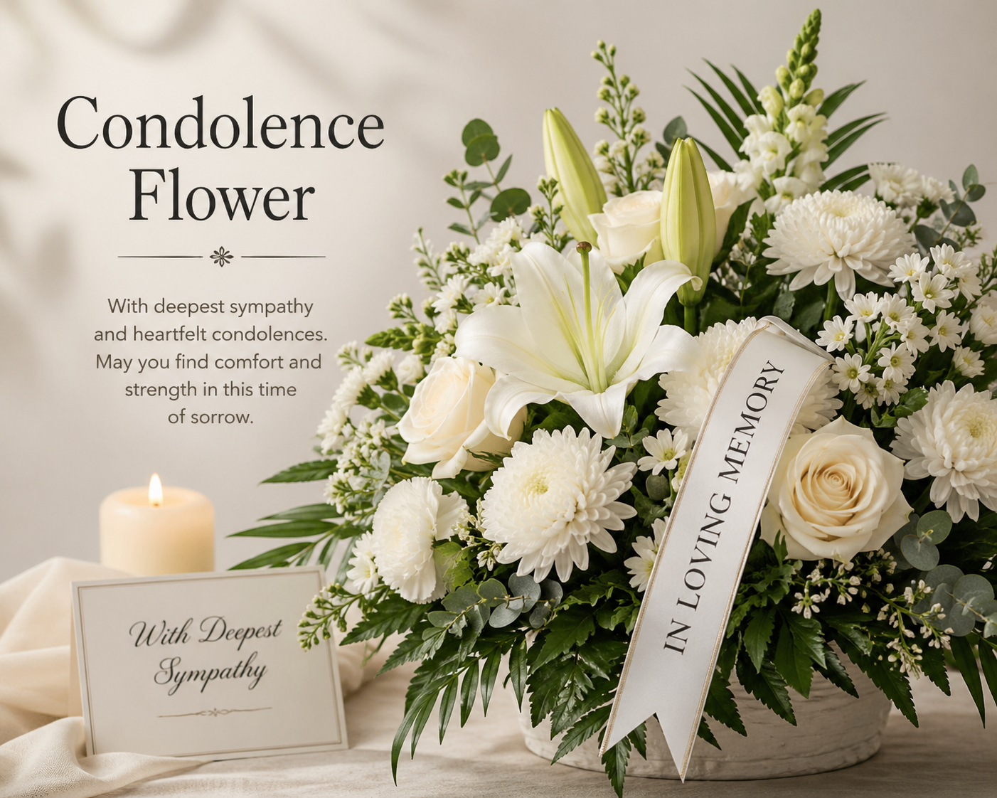 Why Condolence Flowers Are Still the Most Thoughtful Gesture?