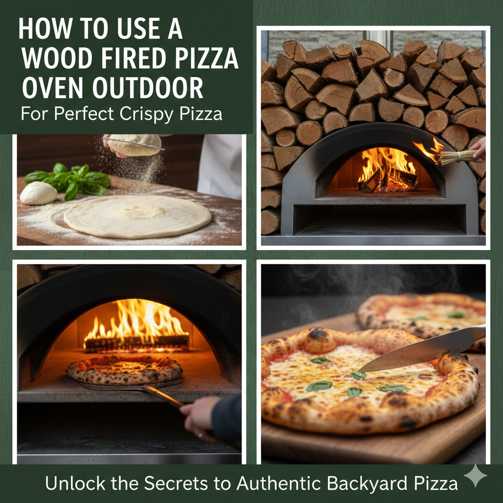 How to Use a Wood Fired Pizza Oven Outdoor for Perfect Crispy Pizza