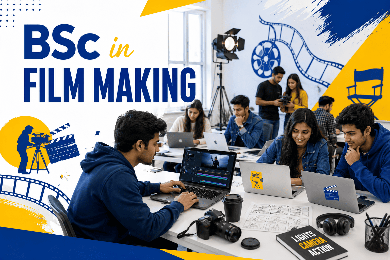 Explore Creative Careers with a BSc in Filmmaking Degree