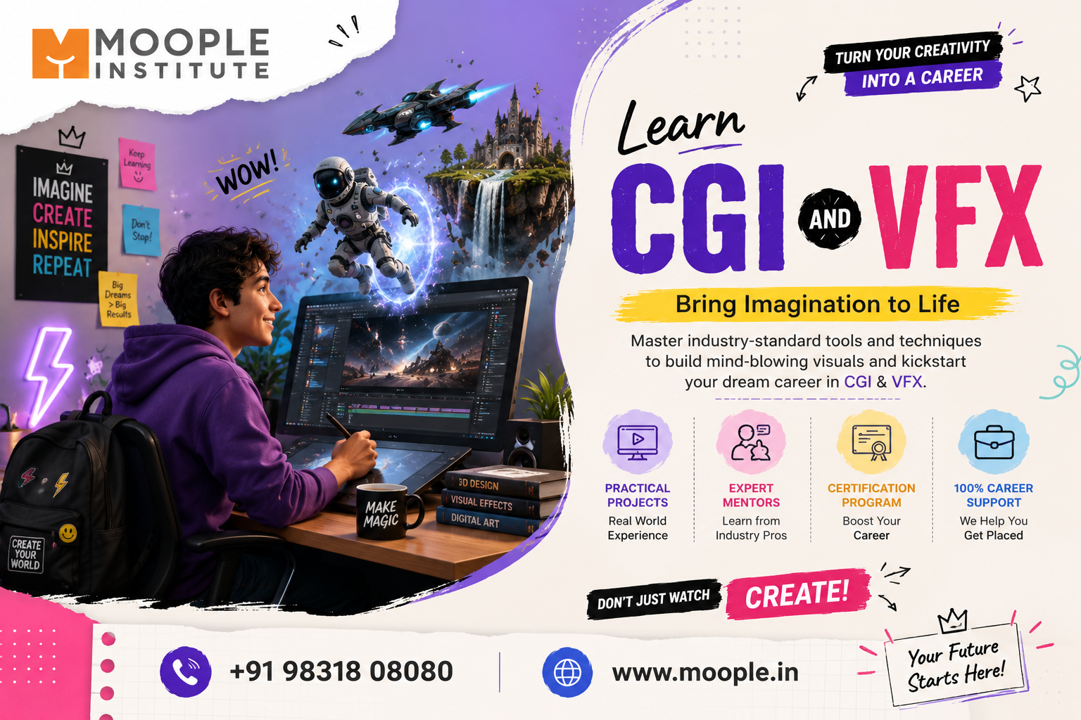 Learn CGI and VFX to Build a Career in Visual Effects