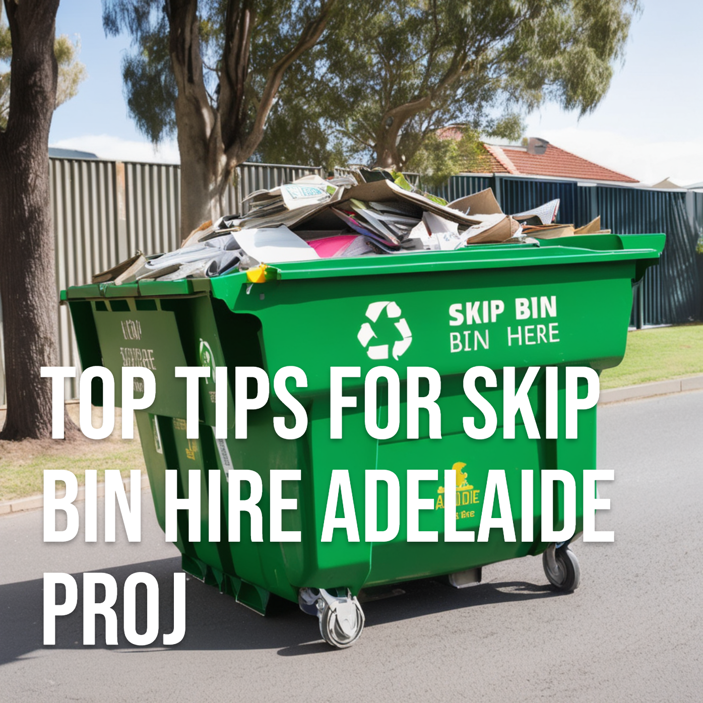 Top Tips for Skip Bin Hire Adelaide Projects