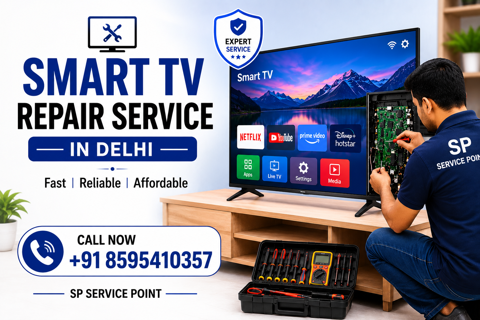 Restore Your Entertainment with Expert Smart TV Repair Service in Delhi