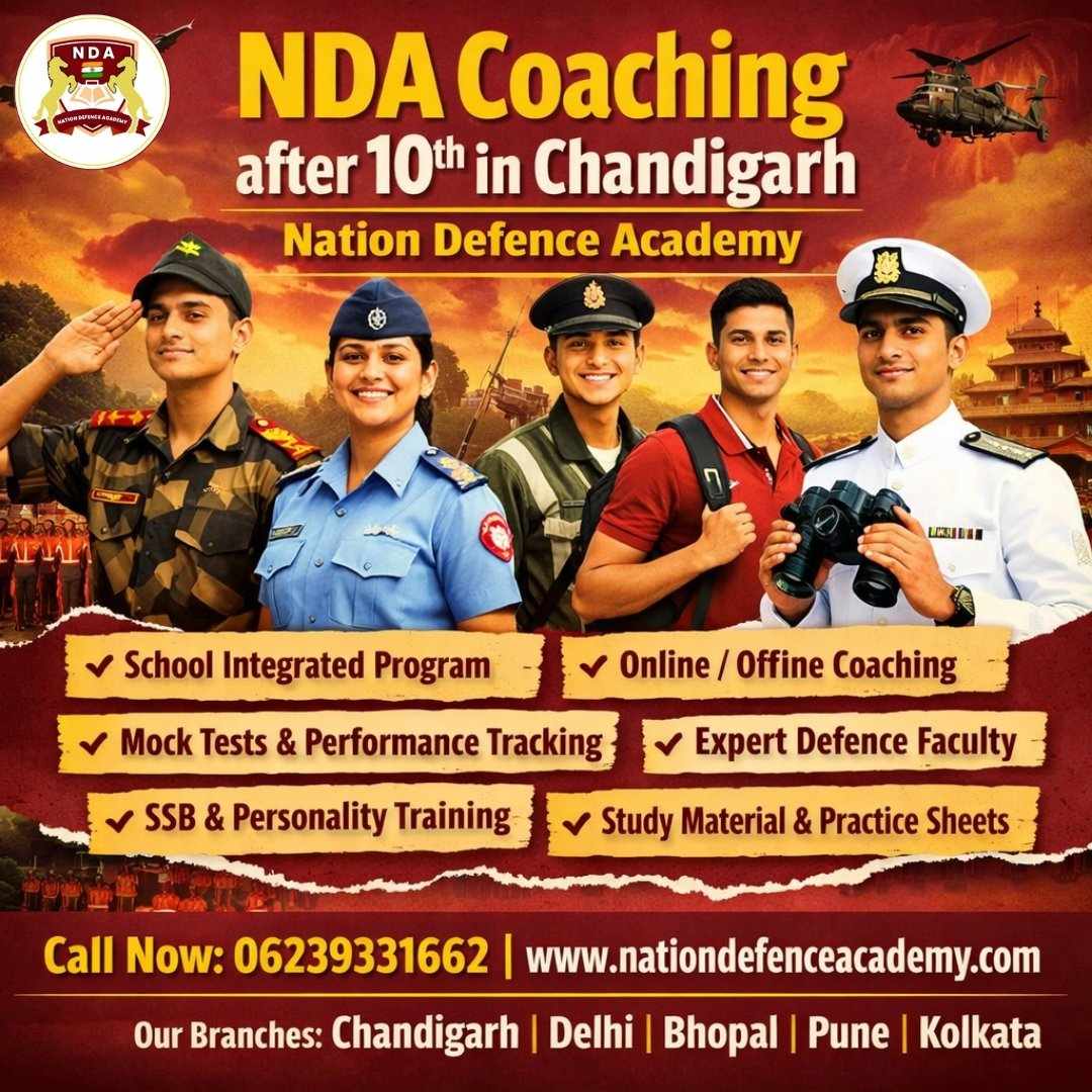 NDA Coaching After 10th in Chandigarh – Complete Guide for Beginners