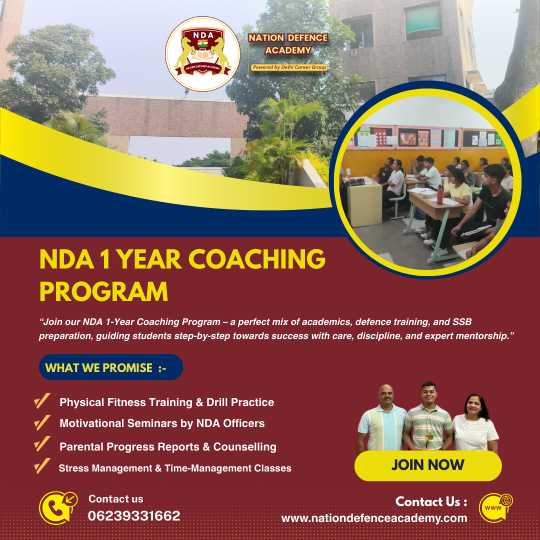 NDA 1 Year Coaching Program in Chandigarh – Complete Guide 2026
