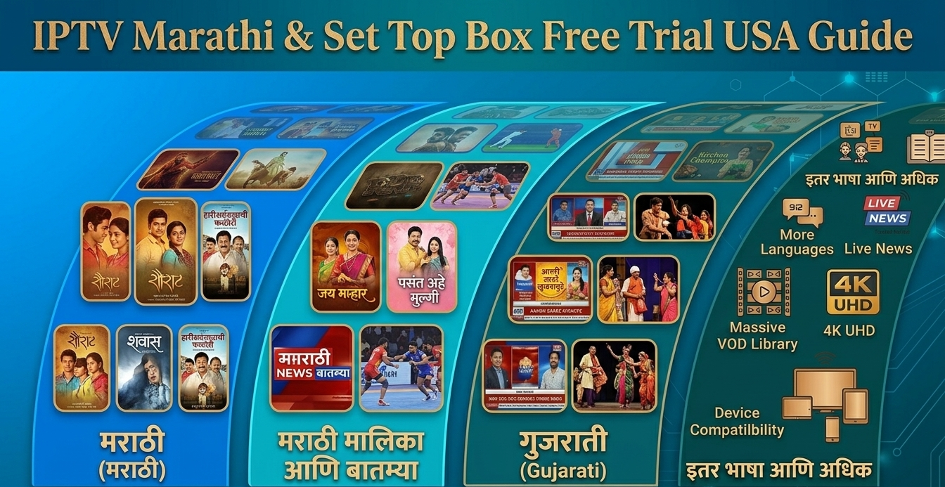 IPTV Marathi & Set Top Box Free Trial USA Guide